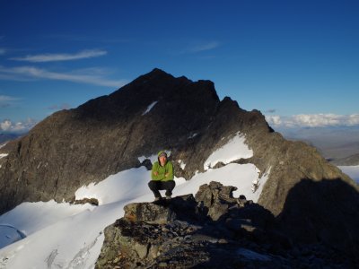 v pozadí vrchol Stortoppen 1822 n.m.