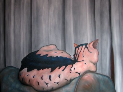 Rajda , olej na plátně