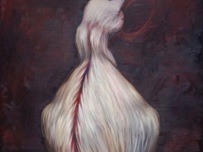 bez názvu , olej na kartonu 100 cm x 70 cm