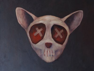 Mikeš , olej na plátně 100 cm x 90 cm